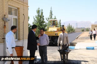 عملیات فازدوم  آسفالت ساختمان جدید  2