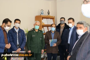 مراسم تودیع ومعارفه رییس بسیج دانشجویی آموزشکده 4