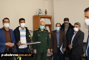 مراسم تودیع ومعارفه رییس بسیج دانشجویی آموزشکده 5