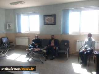 بازدید آقای مهندس اکبری معاون مدیر کل عمرانی دانشگاه فنی و خانم مهندس خاموشیان