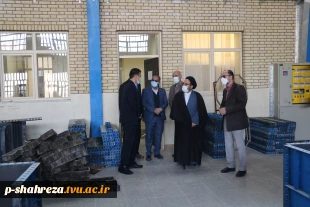 دیدار امامجمعه محترم از مرکزشماره 2 دانشکده پسران شهرضا 2
