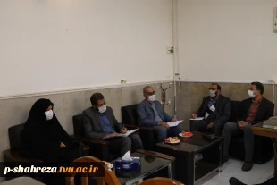 دیدار ریس کمیته امداد امام خمینی شهرستان شهرضا و هیئت همراه با ریاست دانشکده 3