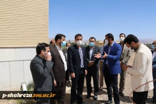 بازدید فرماندار محترم شهرستان شهرضا جناب آقای دکتر جعفری و هیئت همراه از دانشکده شماره ۱ پسران شهرضا
 4