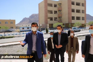 بازدید فرماندار محترم شهرستان شهرضا جناب آقای دکتر جعفری و هیئت همراه از دانشکده شماره ۱ پسران شهرضا
 5