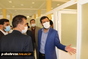 بازدید فرماندار محترم شهرستان شهرضا جناب آقای دکتر جعفری و هیئت همراه از دانشکده شماره ۱ پسران شهرضا
 6