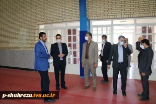 بازدید فرماندار محترم شهرستان شهرضا جناب آقای دکتر جعفری و هیئت همراه از دانشکده شماره ۱ پسران شهرضا
 9