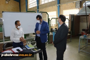 بازدید فرماندار محترم شهرستان شهرضا جناب آقای دکتر جعفری و هیئت همراه از دانشکده شماره ۱ پسران شهرضا
 10