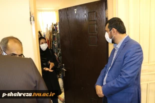 بازدید فرماندار محترم شهرستان شهرضا جناب آقای دکتر جعفری و هیئت همراه از دانشکده شماره ۱ پسران شهرضا
 12