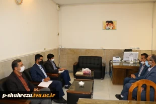 جلسه رئیس بسیج دانشجویی شهرستان شهرضا با کارگروه فرهنگی دانشکده 3