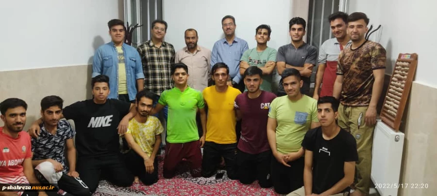 بازدید معاونت محترم آموزش جناب آقای مهندس حیدرپور در معیت ریاست محترم اداره حراست جناب آقای مهندس قدیری و آقای ستایش پور از خوابگاه مرحوم همت 2