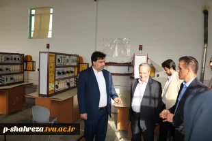 بازدید دکتر خسرویان از آموزشکده‌های فنی و حرفه‌ای شهرضا، استان اصفهان 3