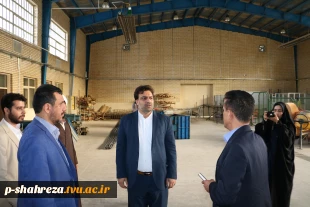 بازدید دکتر خسرویان از آموزشکده‌های فنی و حرفه‌ای شهرضا، استان اصفهان 6
