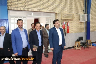 بازدید دکتر خسرویان از آموزشکده‌های فنی و حرفه‌ای شهرضا، استان اصفهان 7