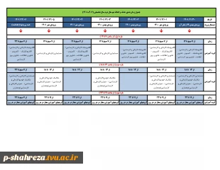 برنامه زمان بندی حذف و اضافه ترم بهمن 1401 3